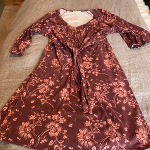 Synergy organic floral tie dress